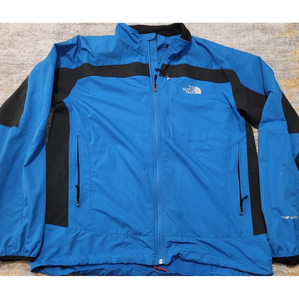 The North Face Amp Hybrid Jacket Jake Blue TNF Apex Softshell AGXB‎ Size XL